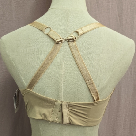 NWT Auden Lightly Lined Wireless Nursing Bra- Pearl Tan, 36DDD - Picture 5 of 9